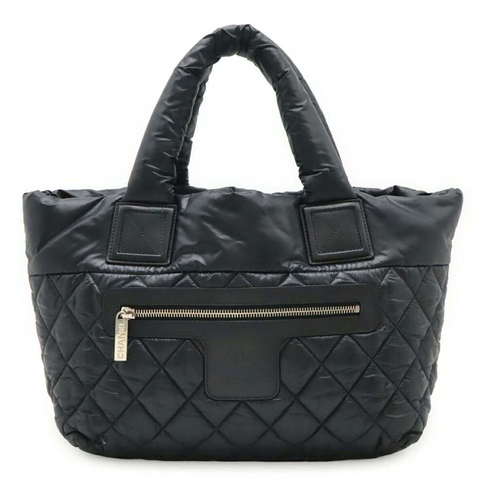 CHANEL Black Leather Tote Bag - Picture 2 of 8
